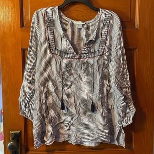 Striped Tunic Top